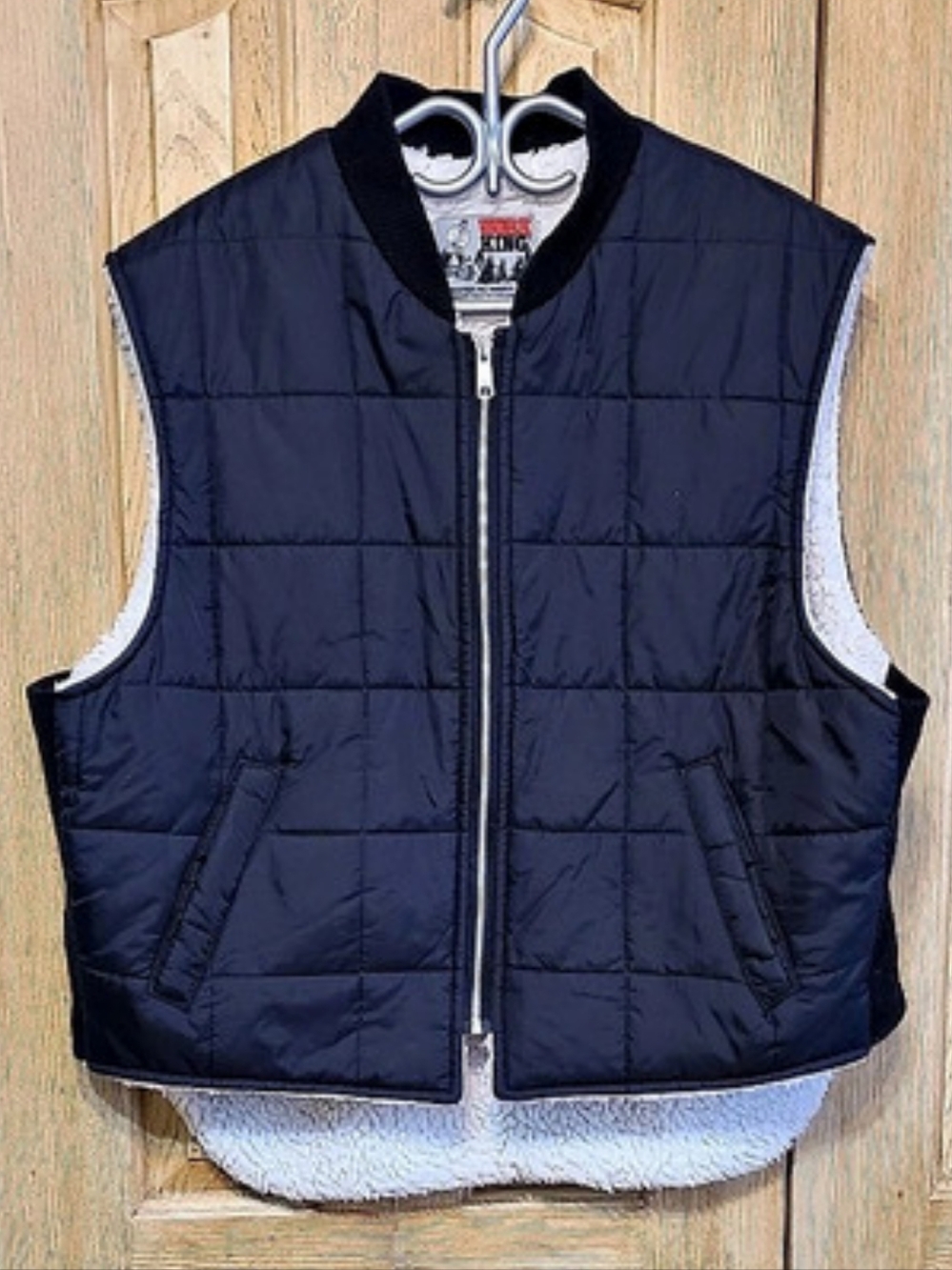 Work King Men's Work Vest with Sherpa Lining